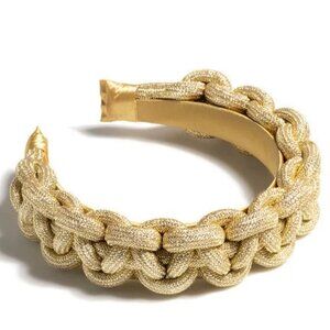 Gold Beautiful Knot Lurex Metallic Headband, NEW
